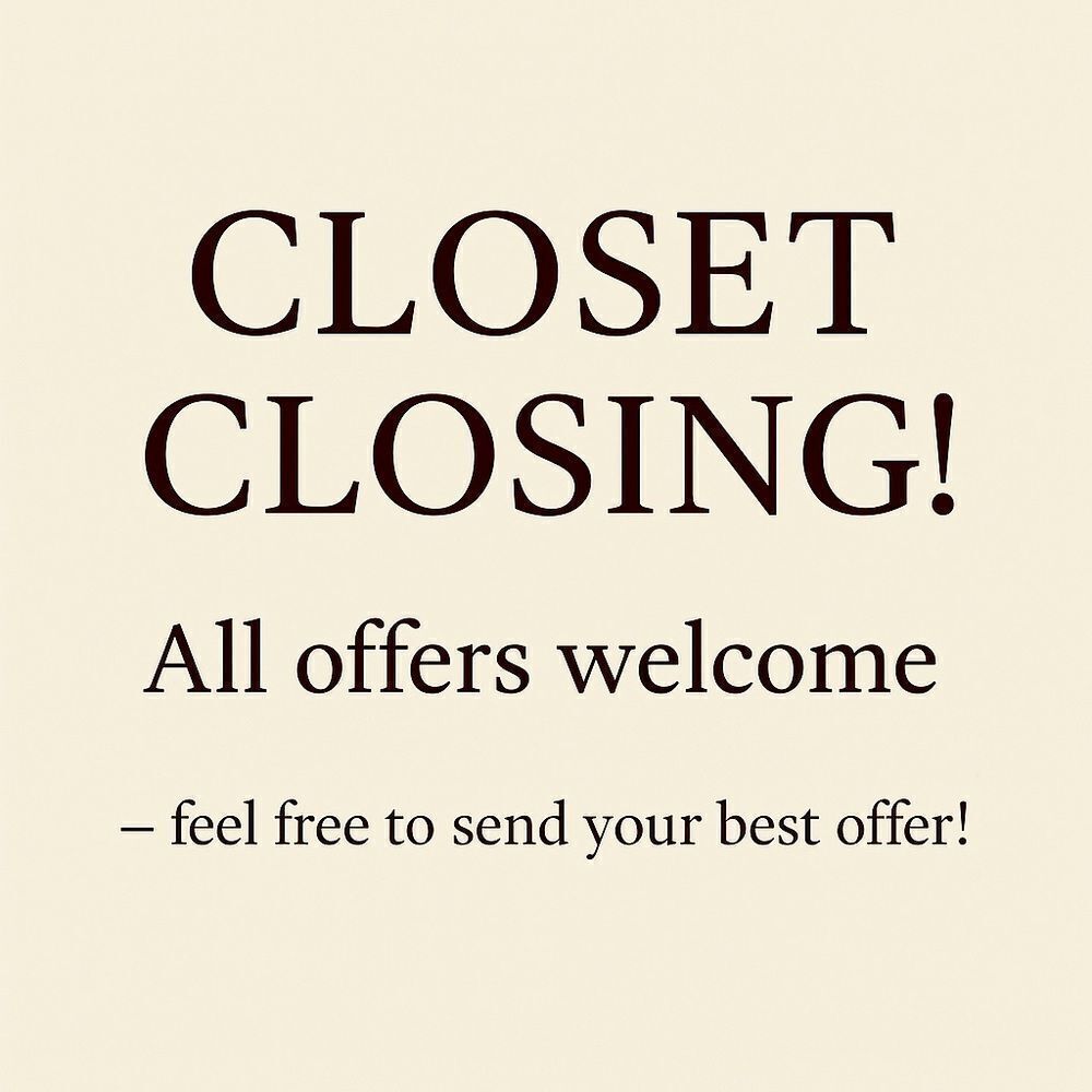 Closet Closing Announcement
